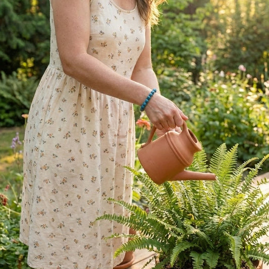 Blue Apatite Bracelet | Manifestation + Attraction