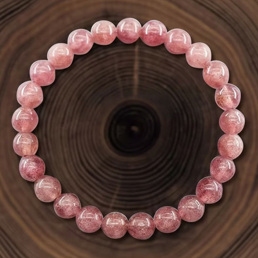 Strawberry Quartz Bracelet | Love + Purpose