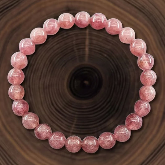 Strawberry Quartz Bracelet | Love + Purpose